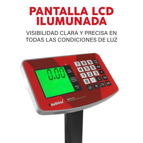 Báscula de Plataforma Plegable 100 kg