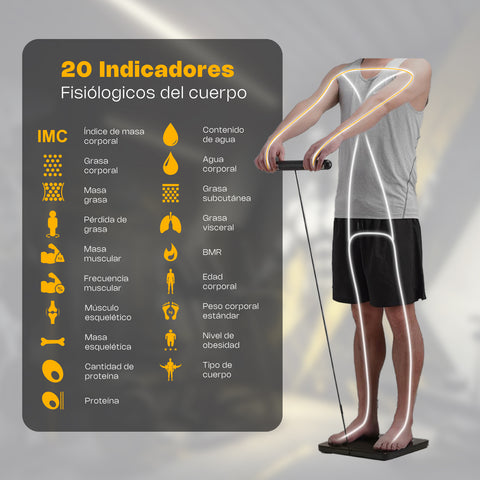 Báscula Inteligente de Pesaje Corporal BIOMA-180