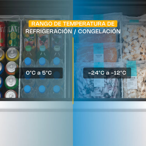 Congelador Tapa de Cristal Curvo 10 pies