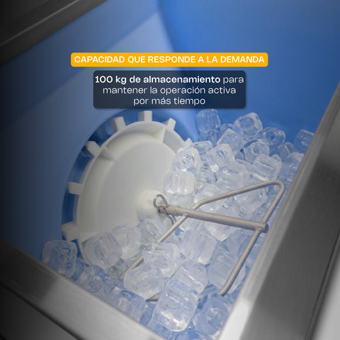 Dispensador de Hielo 100 kg