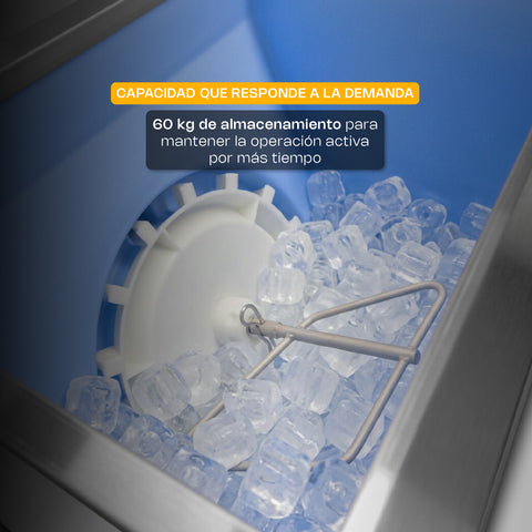 Dispensador de Hielo 60 kg
