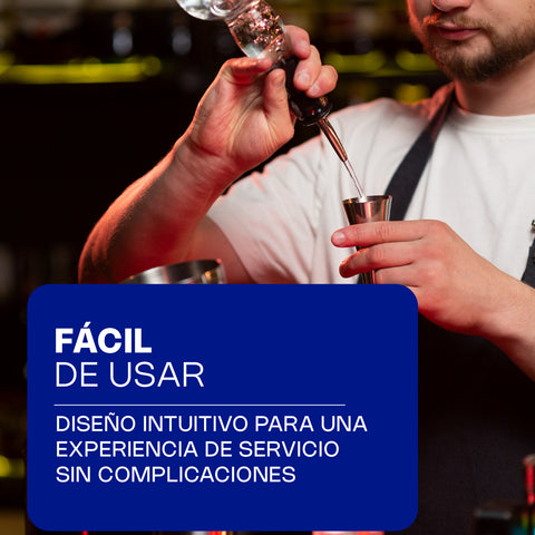 Dosificador de acero inoxidable para botella