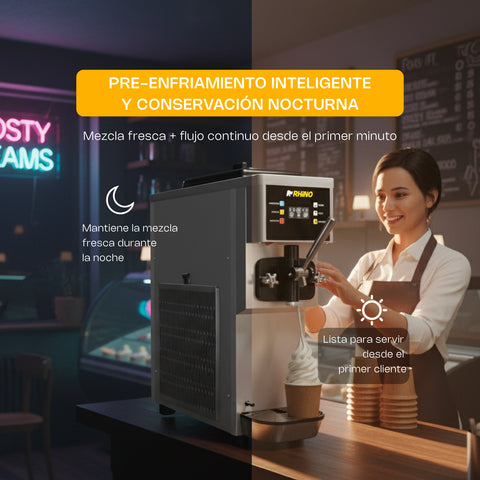 Máquina de Helados de Mostrador