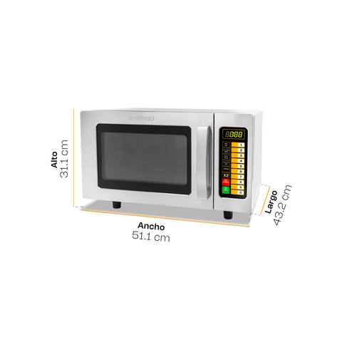 Horno de Microondas 0.9 pies Digital