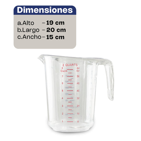 Jarra Medidora 2 litros