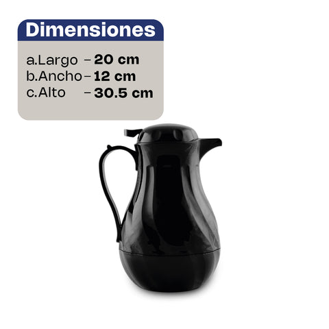 Jarra Térmica Negra 1,800 ml