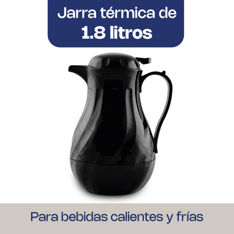 Jarra Térmica Negra 1,800 ml