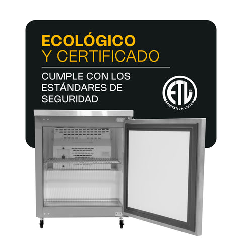 Mesa Refrigerada Bajo Barra