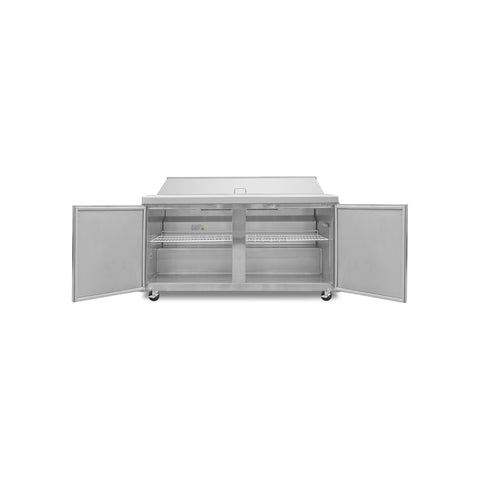 Mesa Refrigerada de Acero Inoxidable para Preparación 15.2 pies