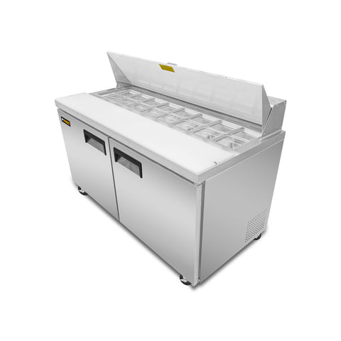 Mesa Refrigerada de Acero Inoxidable para Preparación 15.2 pies