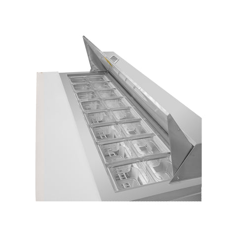 Mesa Refrigerada de Acero Inoxidable para Preparación 15.2 pies