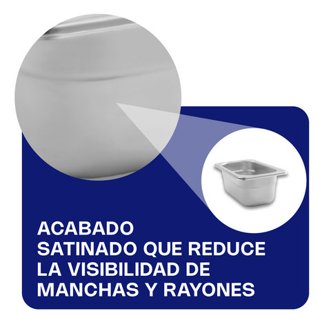 Inserto de Acero Inoxidable Noveno