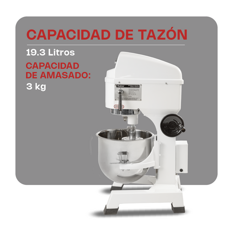 Batidora Planetaria 19.3 lt
