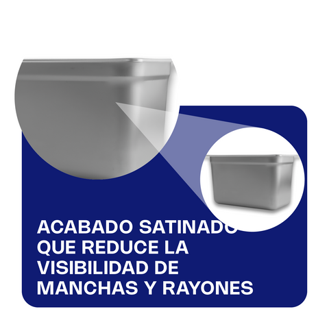 Inserto de Acero Inoxidable Cuarto