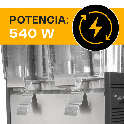 Dispensador de Bebidas Frías 2 Tanques