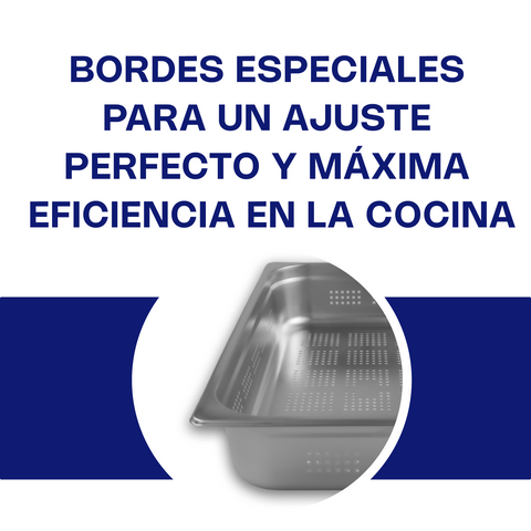 Inserto de Acero Inoxidable Perforado Entero