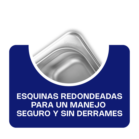 Inserto de Acero Inoxidable Noveno