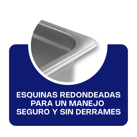 Inserto de Acero Inoxidable Cuarto