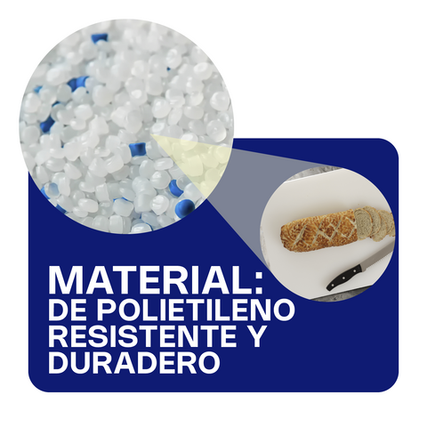 Tabla para Cortar Color Blanco 30 x 45 x 1.2 cm