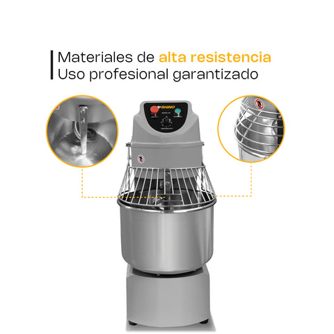 Amasadora comercial 40 lt