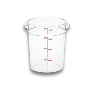 Recipiente Redondo de Policarbonato 4 qt