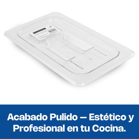 Tapa de Inserto de Policarbonato, Tamaño Cuarto
