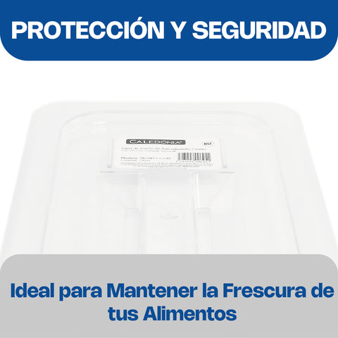 Tapa de Inserto de Policarbonato, Tamaño Cuarto