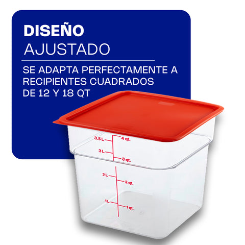 Tapa para recipiente cuadrado