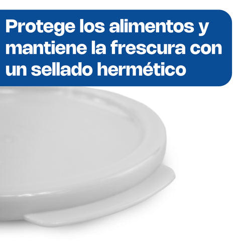 Tapa para recipiente redondo