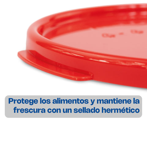 Tapa para recipiente redondo