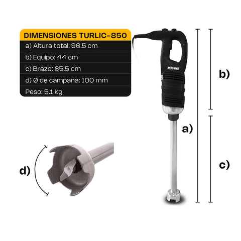 Turbolicuador 240 litros