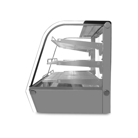 Vitrina Caliente sobre Mostrador 160L