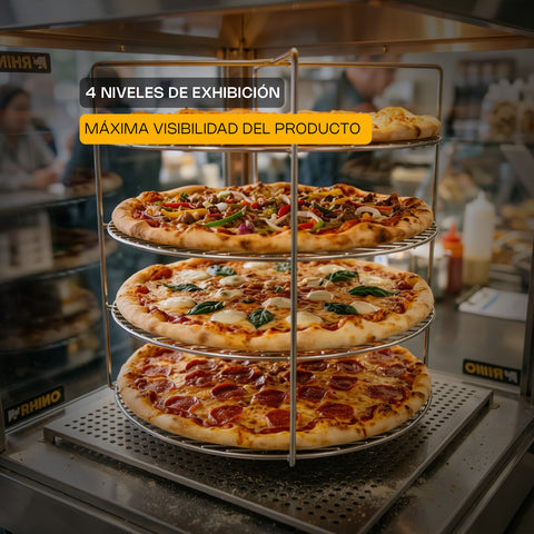 Vitrina Calentadora de Pizza 177L