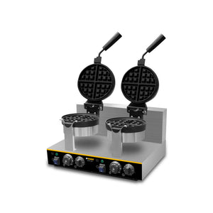 Waflera Belga Giratoria Doble 1,850 W